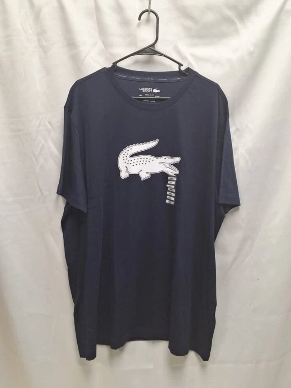 Lacoste Sport Men's Navy Blue T-Shirt Size 4XL ORG $75 RackD22 NWT